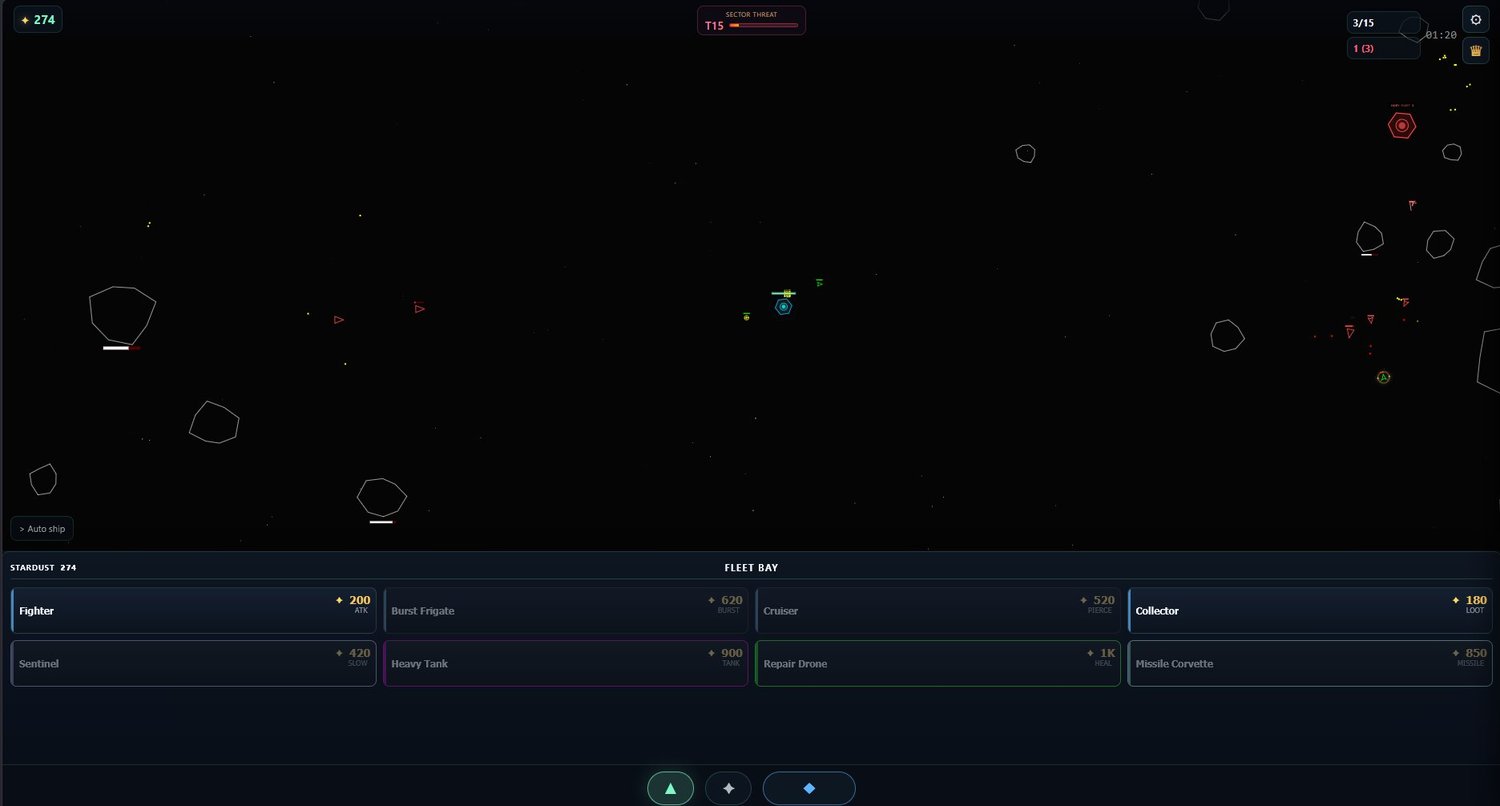 Asteroids Idle - In-Game UI