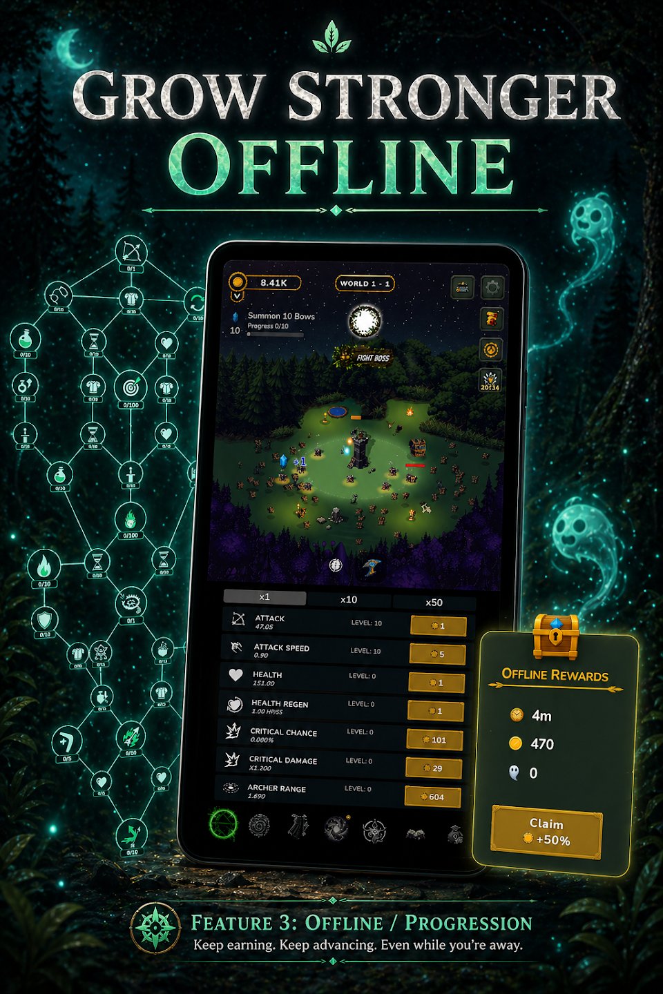 Grow Stronger Offline
